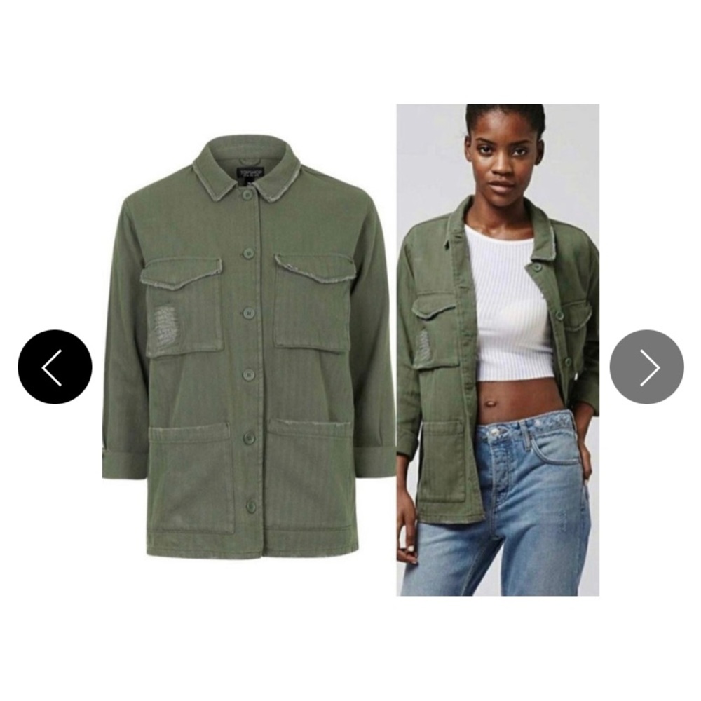 Topshop military Jacket - Picture 2 of 4